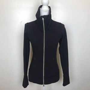 Lululemon Black Full Zip Jacket High Neck